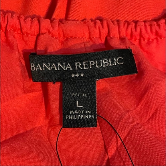 NWT Banana Republic Factory Red Halter Maxi Dress Size L Petite - Picture 2 of 4